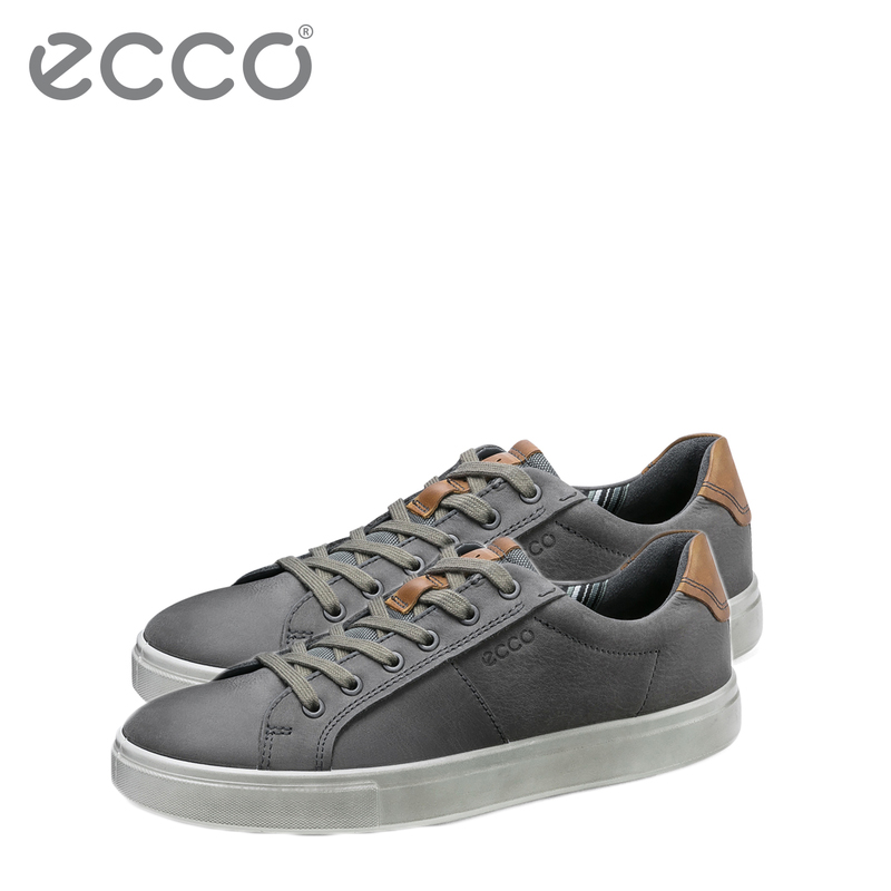 ECCO爱步时尚潮流男鞋 户外休闲鞋简约大气舒适低帮鞋 凯尔530734
