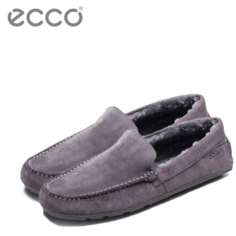 ECCO爱步 时尚套脚鞋 休闲一脚蹬 舒适保暖低帮鞋