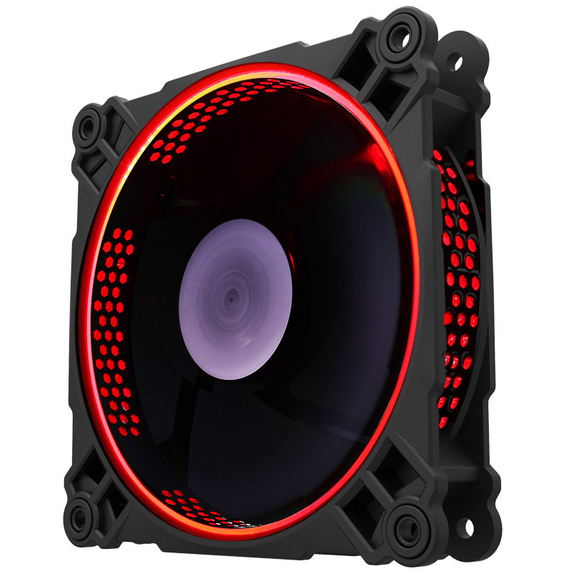 乔思伯 FR-201 LED光环 4PIN PWM温控静音风扇