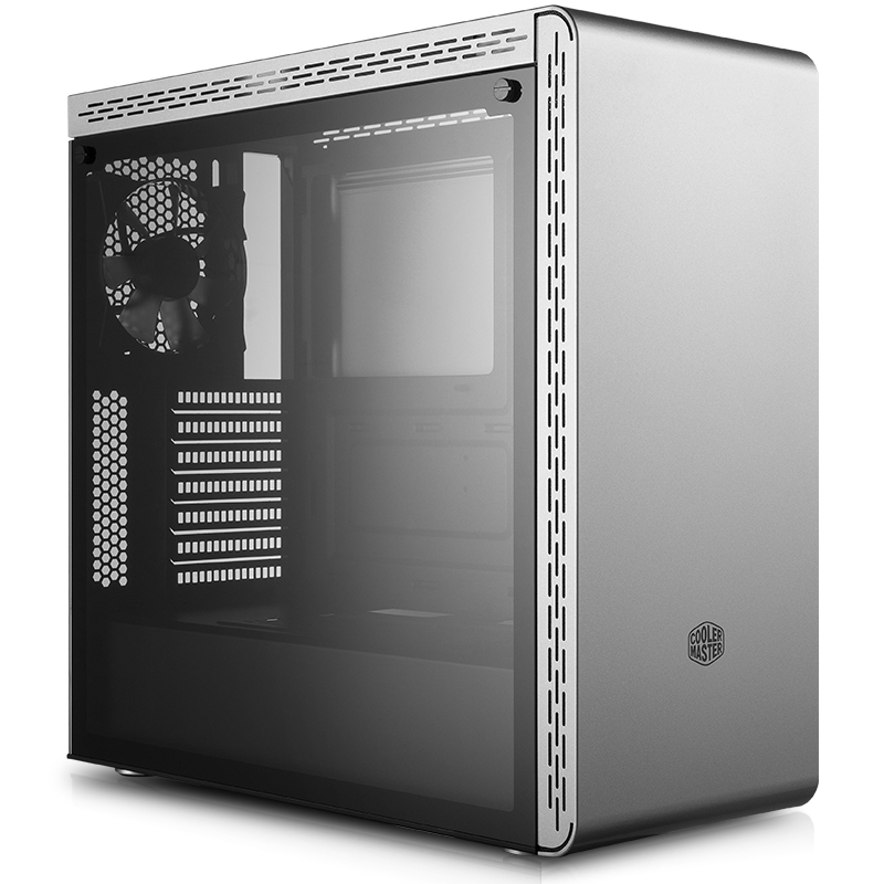 酷冷至尊 MasterBox MS600 台式电脑机箱ATX金属面板钢化玻璃侧板